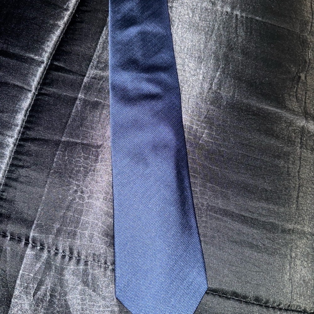 Tiffany & Co Navy Blue Men's Tie